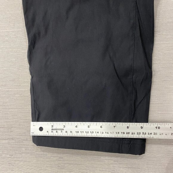 Eddie Bauer Fleece Lined Tech Pants Mens 38 x 30 Black Water Repellent Insulated - Picture 10 of 13